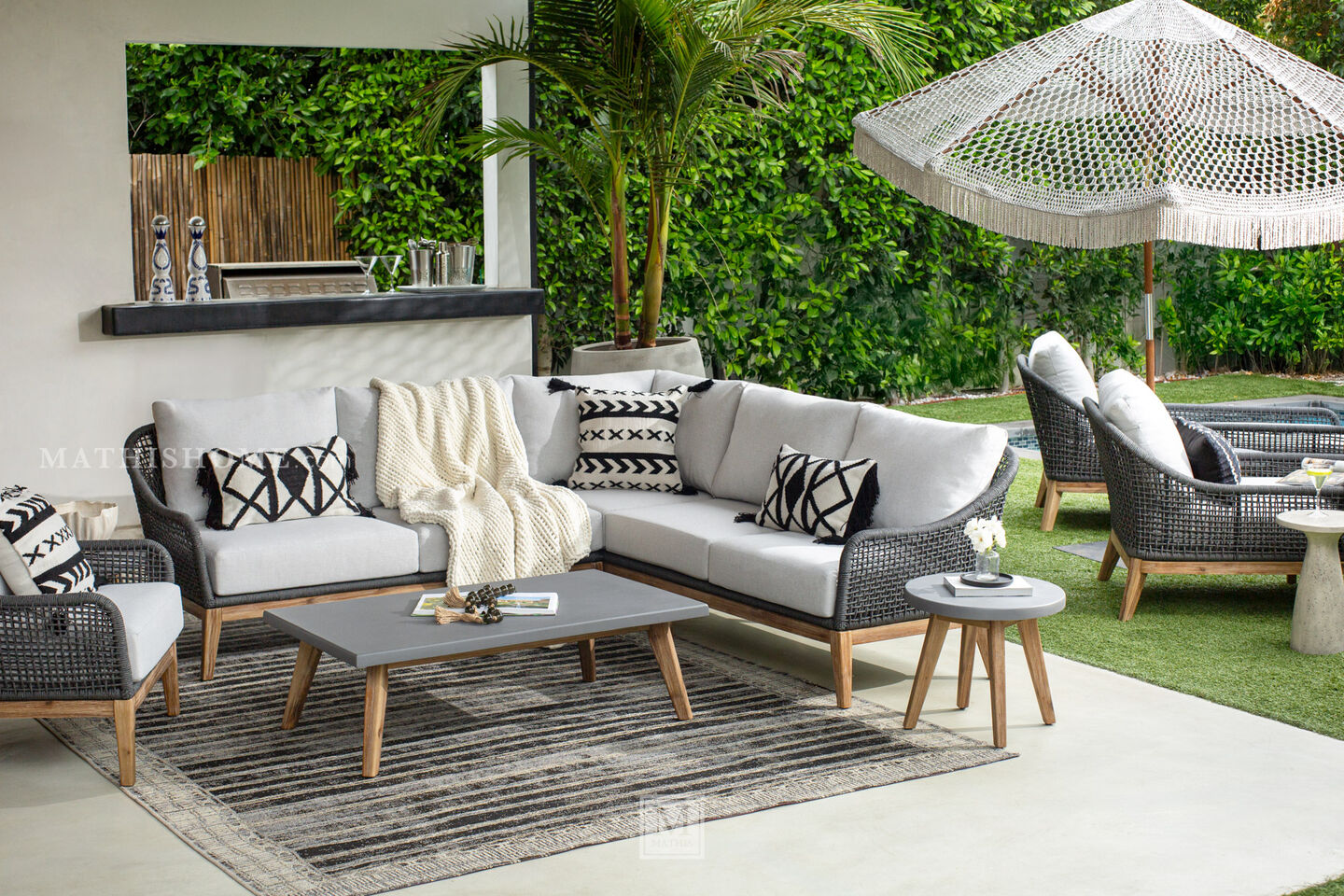 AHO Cove Patio Sectional Outdoor